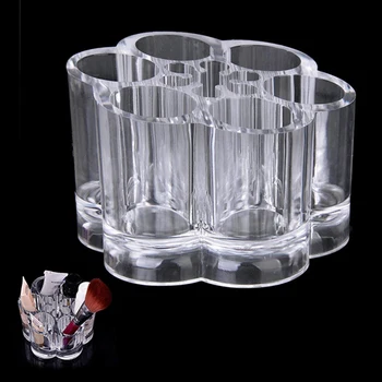

Crystal Make Up Cosmetic Container Storage Case Box Container/Bathroom Organizer/Jewelry Organizer Case Acrylic Makeup Pen Box