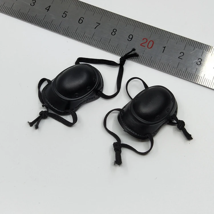 

1/6 Black and Sand SWAT Knee Pad Knee Protector Models for 12''Action Figures Bodies Accessories