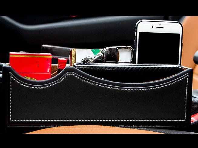 

For Skoda Kodiaq 2017 2018 Car Seat Slit Gap Pocket Storage Glove Box Slot Box Interior Decoration Car-styling