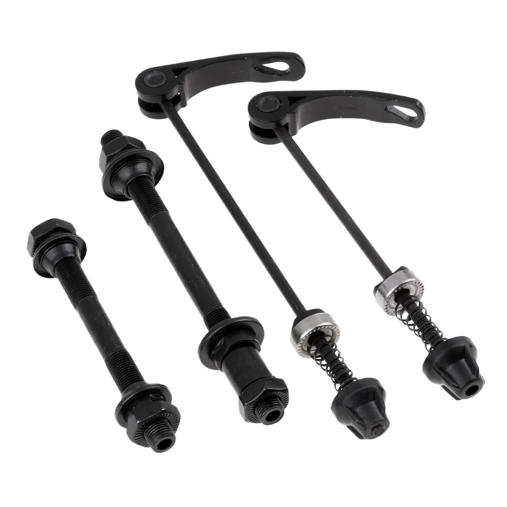 4 Pcs Ultralight Portable Bike Quick Release Skewer Set Front Rear Wheel Hub Axle Hollow Shaft MTB Road Bike Bicycle Parts