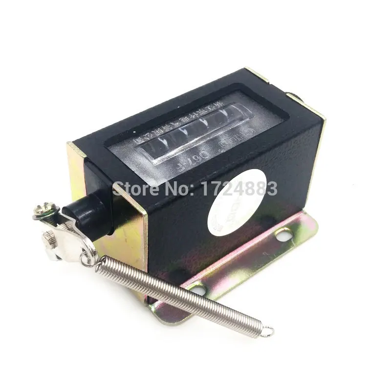 D67-F 5 桁カウンター ブラックケーシング メカニカルプルストローク