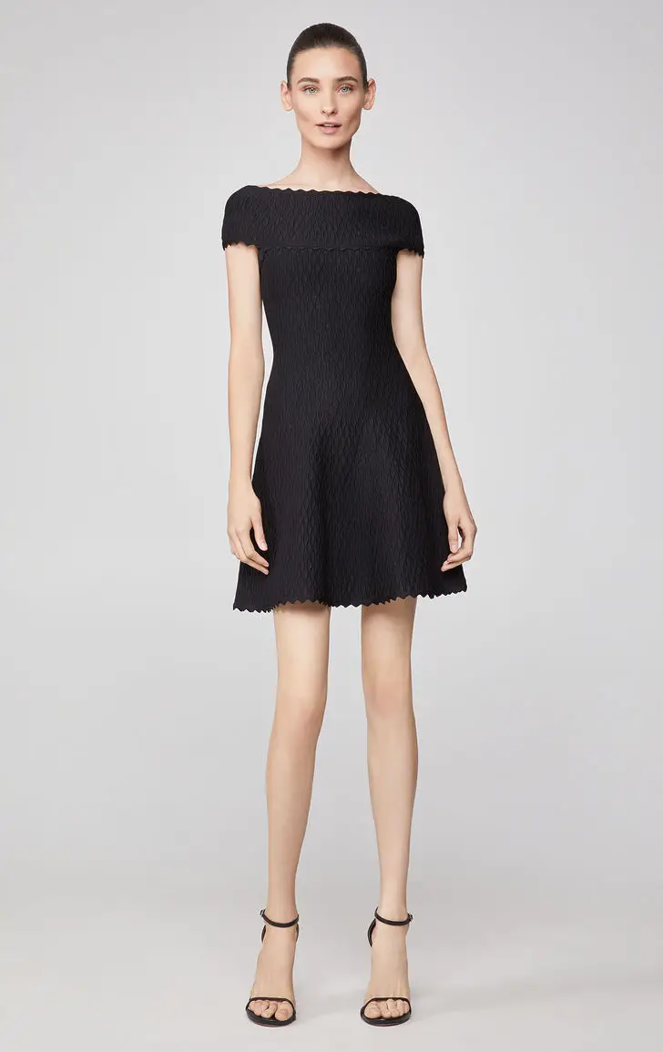 

2019 New Women black Ball Gown Off Shoulder dress Slash neck short sleeve Vestidos Celebrity evening party Bodycon Bandage Dress