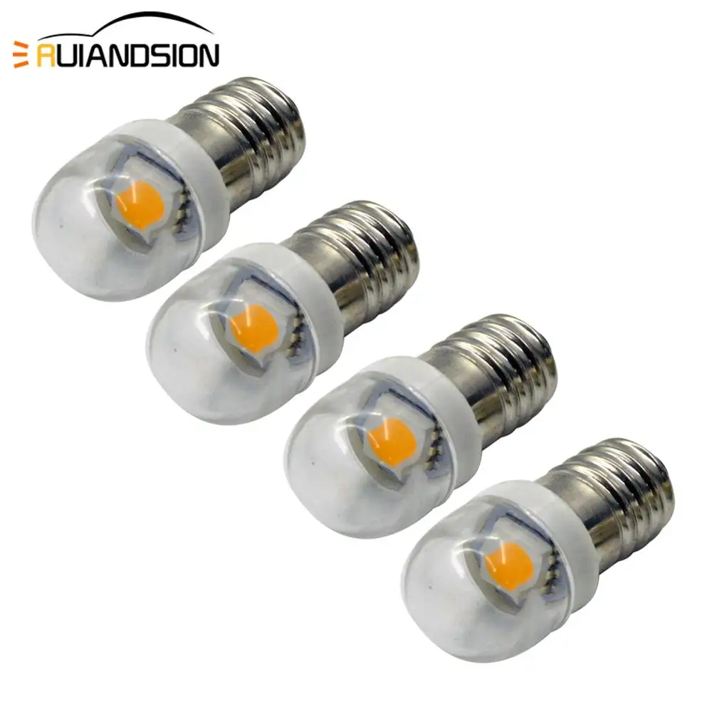 4x высокое качество 12v E10 светодиодная приборная подсветка 1SMD 5050 светодиодные