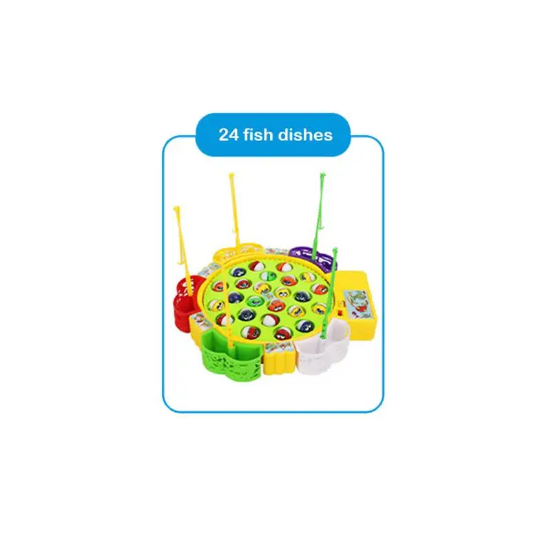 Girls Boys Baby Educational Toys Fish Musical Rotating Fishing Toy Set Fish  Game Educational Fishing Toy Child Birthday Gift - AliExpress