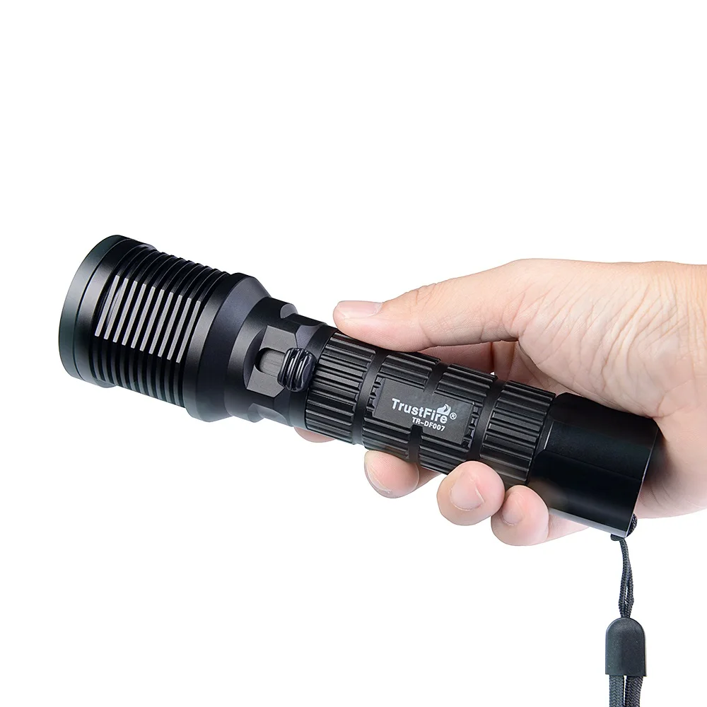 XM L2 LED TrustFire Дайвинг фонарик DF007 Водонепроницаемый подводный 50 м Подводное