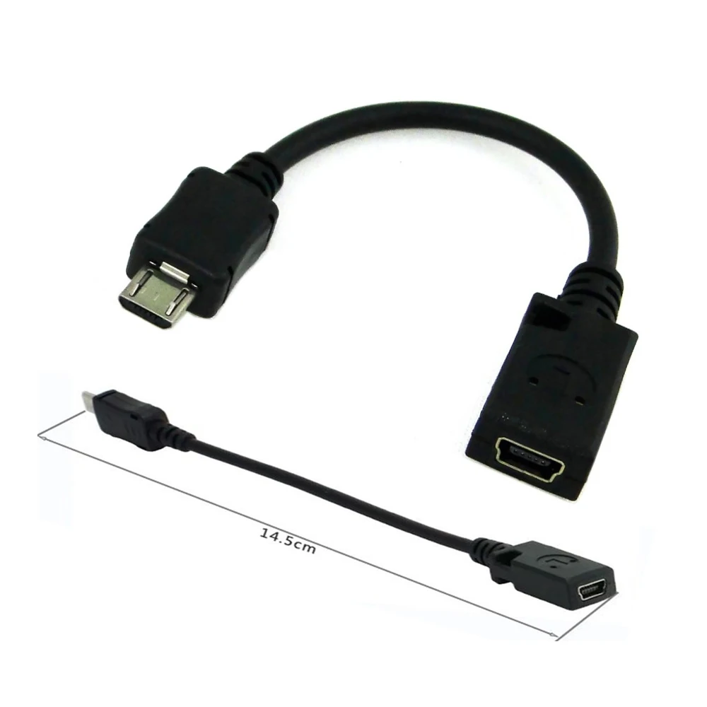 0-1M-10cm-Mini-USB-Female-to-Micro-USB-Male-Connector-Adapter-Cable-for-phones-MP3 (2)