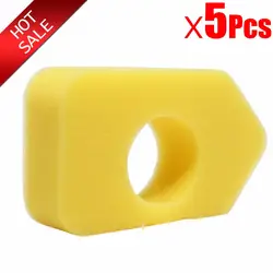 5 шт. высокой плотности Замена 698369 воздушный фильтр ДЛЯ BRIGGS & Stratton 9b900 698369 Стенс 100 632 9B900 серии 9T500 серии