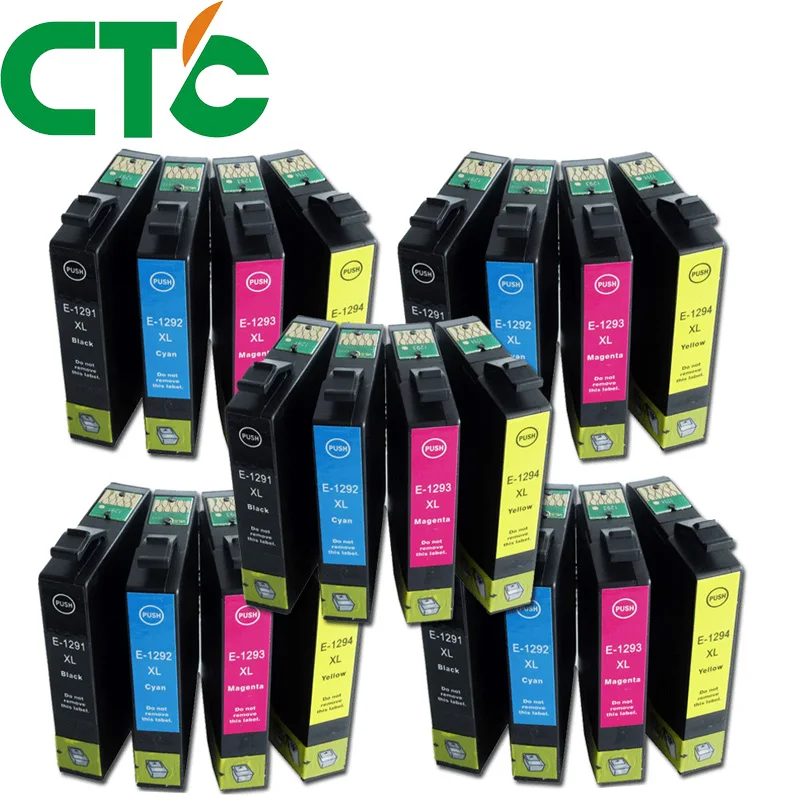 

20 Pack T1291 Compatible Ink Cartridge for INK Stylus SX230 SX235W SX420W SX425W SX430W SX435W SX438W SX440W