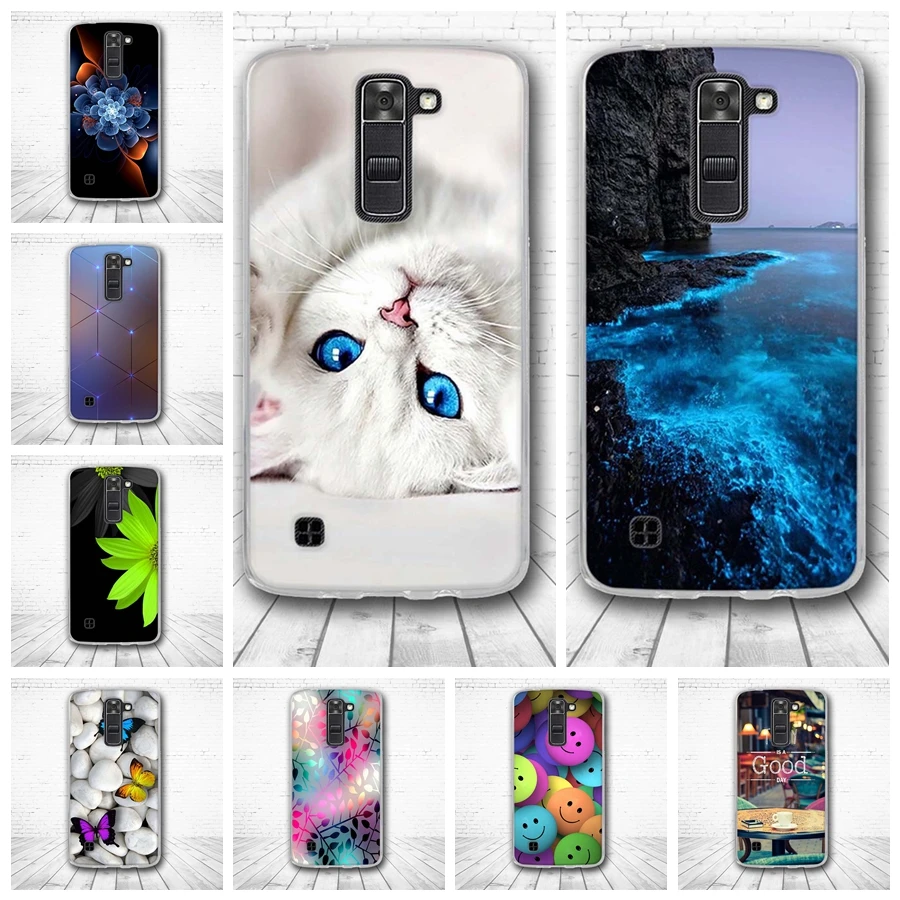 

for LG K7/Tribute 5 LS675/X210 X210DS Luxury Relief 3DPainting Back Cover For LG K7 Cases Mobile Protector Funda Capa