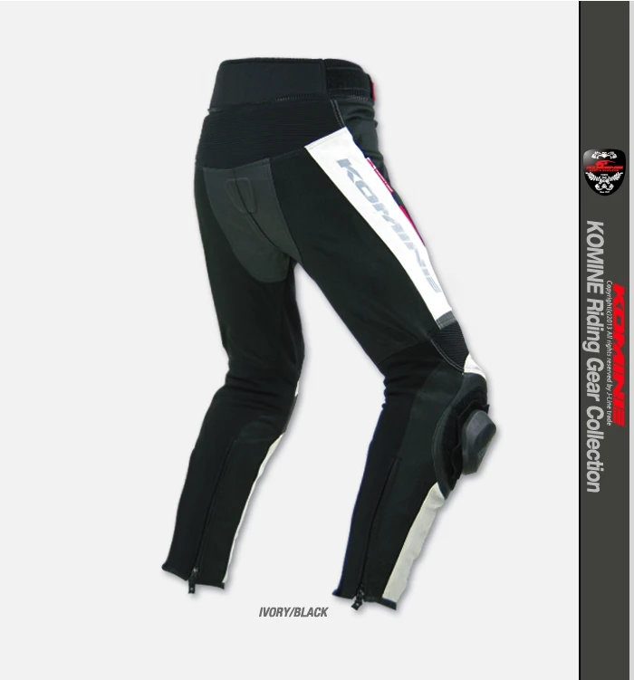 Горячая распродажа! Новинка года: кожаные брюки komine PK717 в летнем стиле из сетчатой ткани для мотогонок