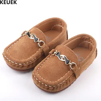 

New Spring/Autumn Children Shoes Boys Leather Shoes Baby Toddler Casual Loafers Student Flats Genuine Leather Kids Shoes 02