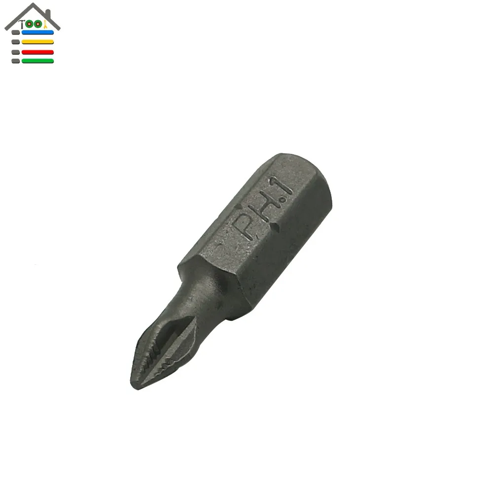AUTOTOOLHOME 10 шт. PH1 PZ1 PZ2 PZ3 Отвертка Набор бит шестигранный, магнитный Противоскользящий Phillips Электрический L 25 50 мм аксессуары для электроинструмента