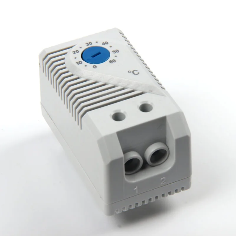 1PCS Mechanical Thermostat NO Contact Terminal Connection DIN Rail