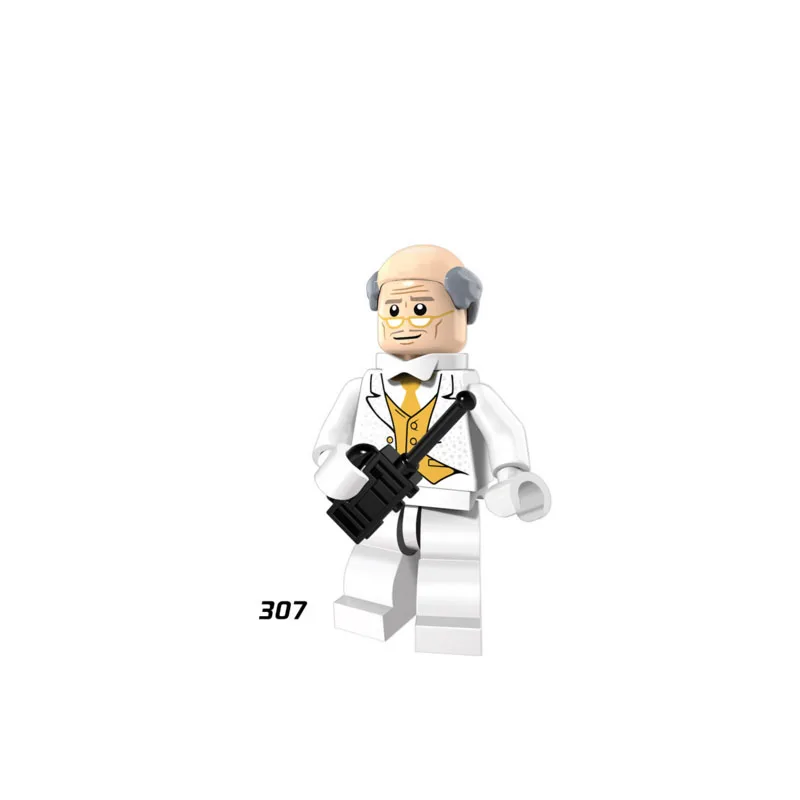 

Single Sale Super Heroes Star Wars 307 Alfred Model Mini Building Blocks Figure Bricks Toys kids gifts Compatible Legoed Ninjaed