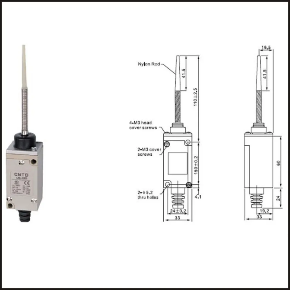 Switch travel omron limit switch 10A, 250V Electrical Safety Key