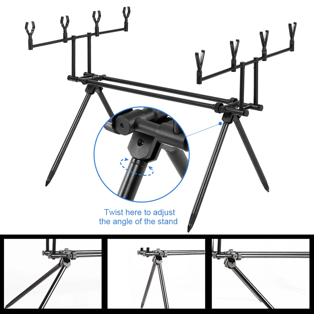 Съемный держатель для удочки, подставка для удочки, Buzz Bar, подставка для удочки, складной выдвижной держатель для удочки с сумкой для переноски