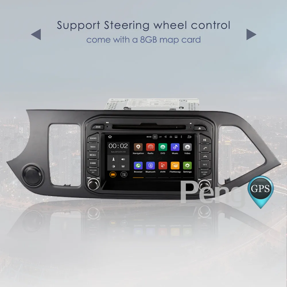 Excellent Android 8.0 Two Din Car GPS Radio for KIA PICANTO MORNING 2011-2016 GPS Navigation CD DVD Player Autostereo HIFI Music Unit 3 Excellent Android 8.0 Two Din Car GPS Radio for KIA PICANTO MORNING 2011-2016 GPS Navigation CD DVD Player Autostereo HIFI Music Unit 3
