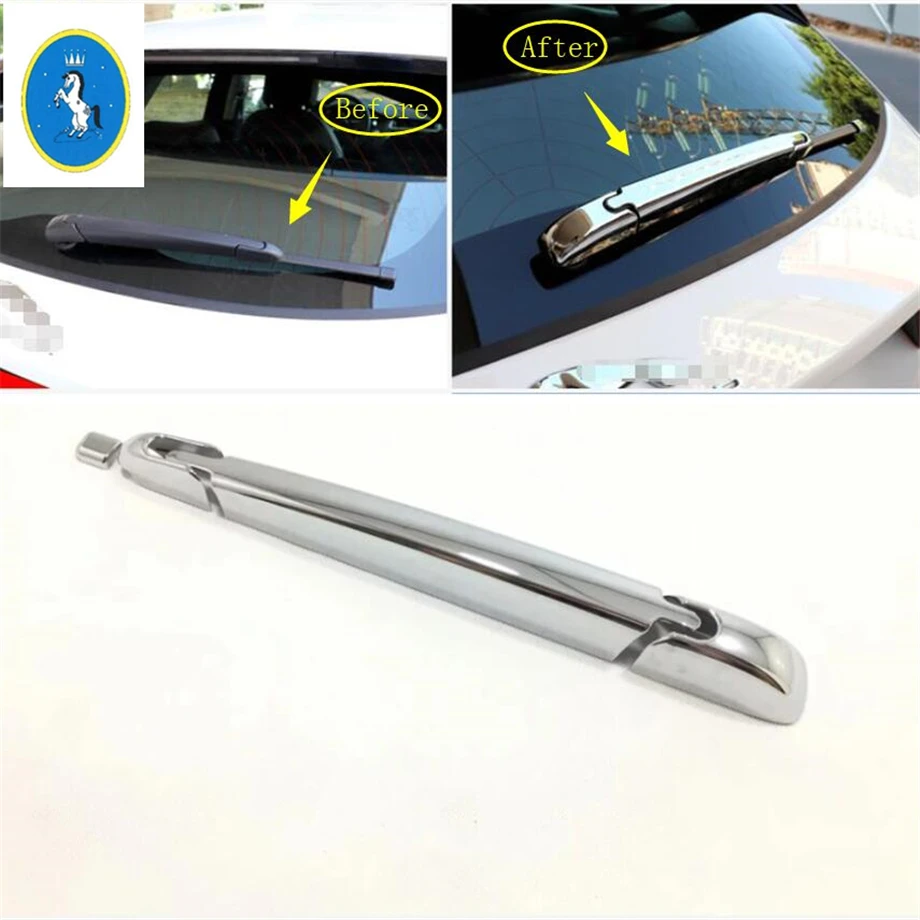 

Yimaautotrims Auto Accessory Rear Window Windscreen Wiper Protection Kit Cover Trim ABS Fit For Jaguar E-PACE 2017 2018 2019