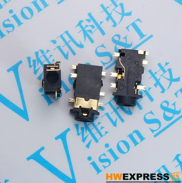 

Double Track 3.5 MM Caliber Head Seat 311 Heavy Six Broken Foot Plate Headset Hole HW-EJCK Integrated Circuits Connector