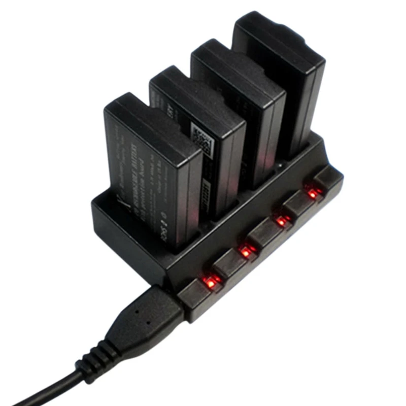 

2019 New 4 In 1 Port USB Battery Charger For Parrot Minidrones Rolling Spider Mambo Drone