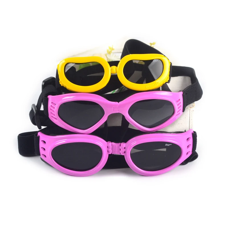 Summer Cool Pet Sunglass 6 Color Dog Eyeglasses Foldable Pet Beach