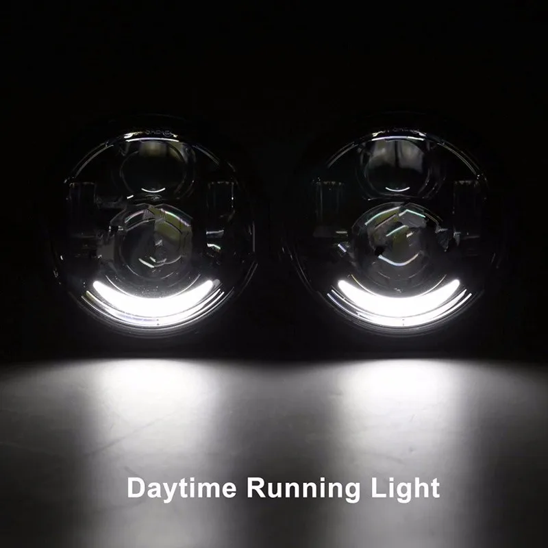 5 Inch Daymaker Projector LED Headlights DRL for Harley-Davidson Dyna Fat Bob cd