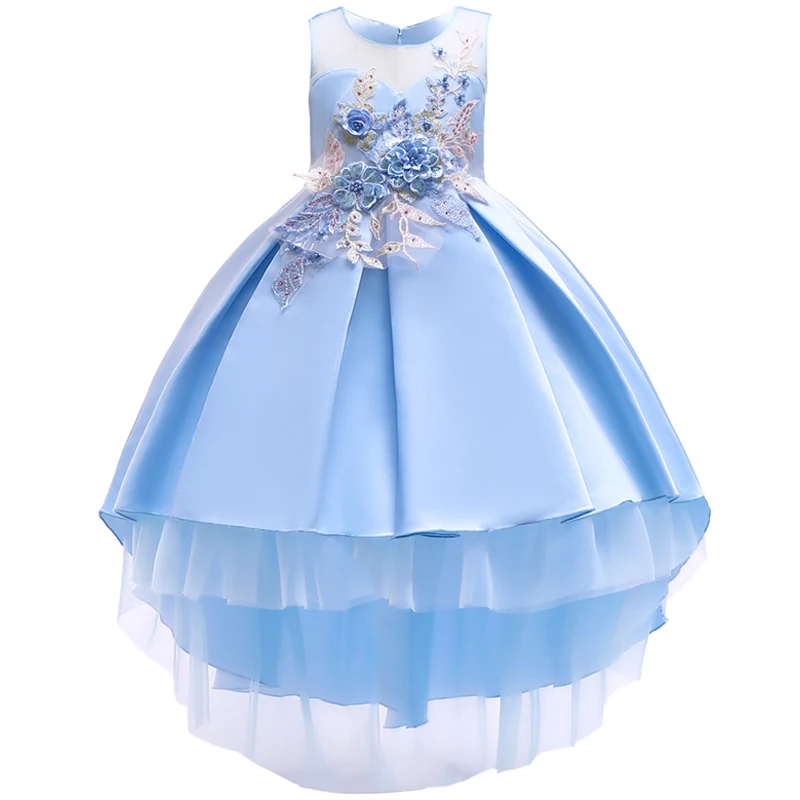 Новинка; рождественское платье с вышивкой; коллекция года; зимний костюм с цветочным рисунком для девочек; Детские платья для девочек; платье для свадебной вечеринки; платье принцессы; 10 лет