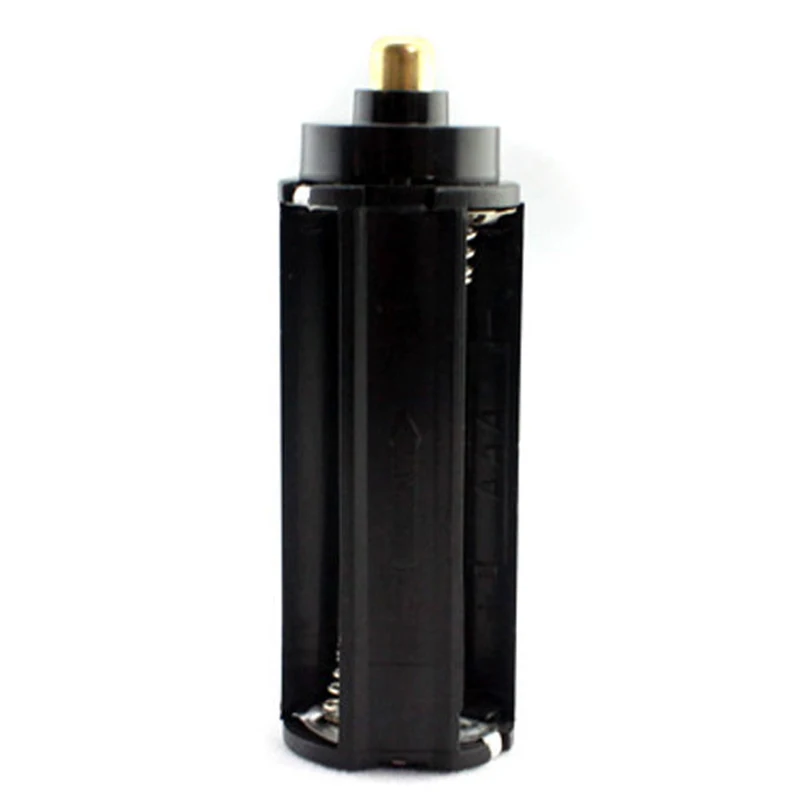 Portable 3Pcs/5Pcs Plastic AAA Battery Holder Box Case Cylinder Type For 18650 Flashlight For Bicycle Light Bicycle Accessories
