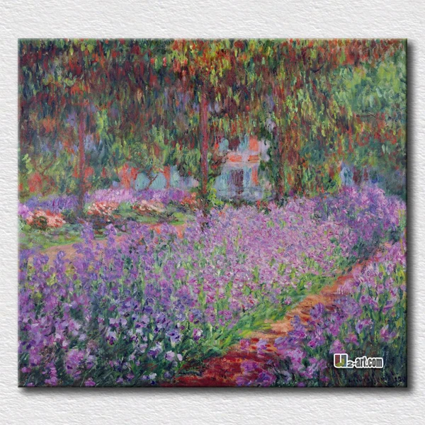 

Claude Monet painting the artist's garden at giverny canvas prints hot sell pictures on the bedroom