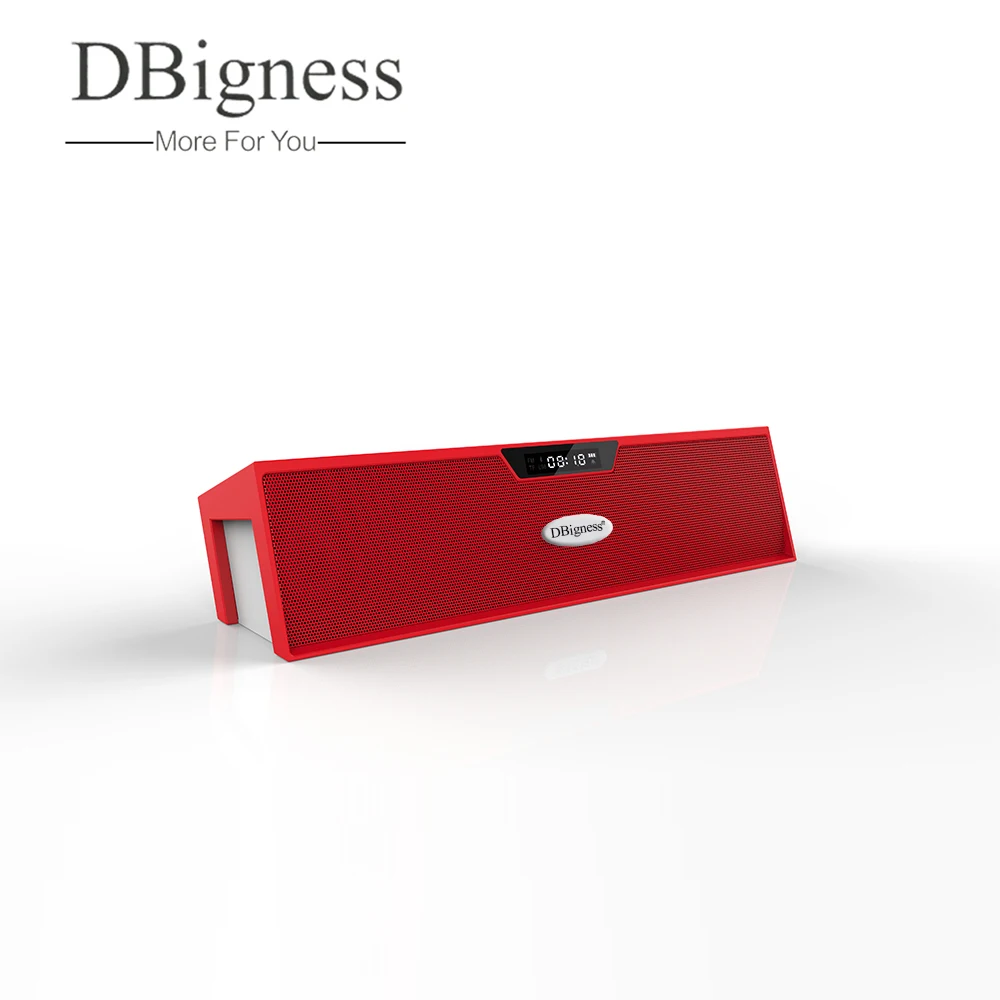 Dbigness портативный Bluetooth динамик поддержка tf карты ЖК экран большой мощности FM