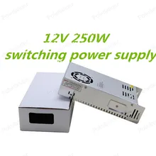 Best quality 250W 12V Switching Power Supply Driver for LED Strip AC110V 240VInput to DC free shipping