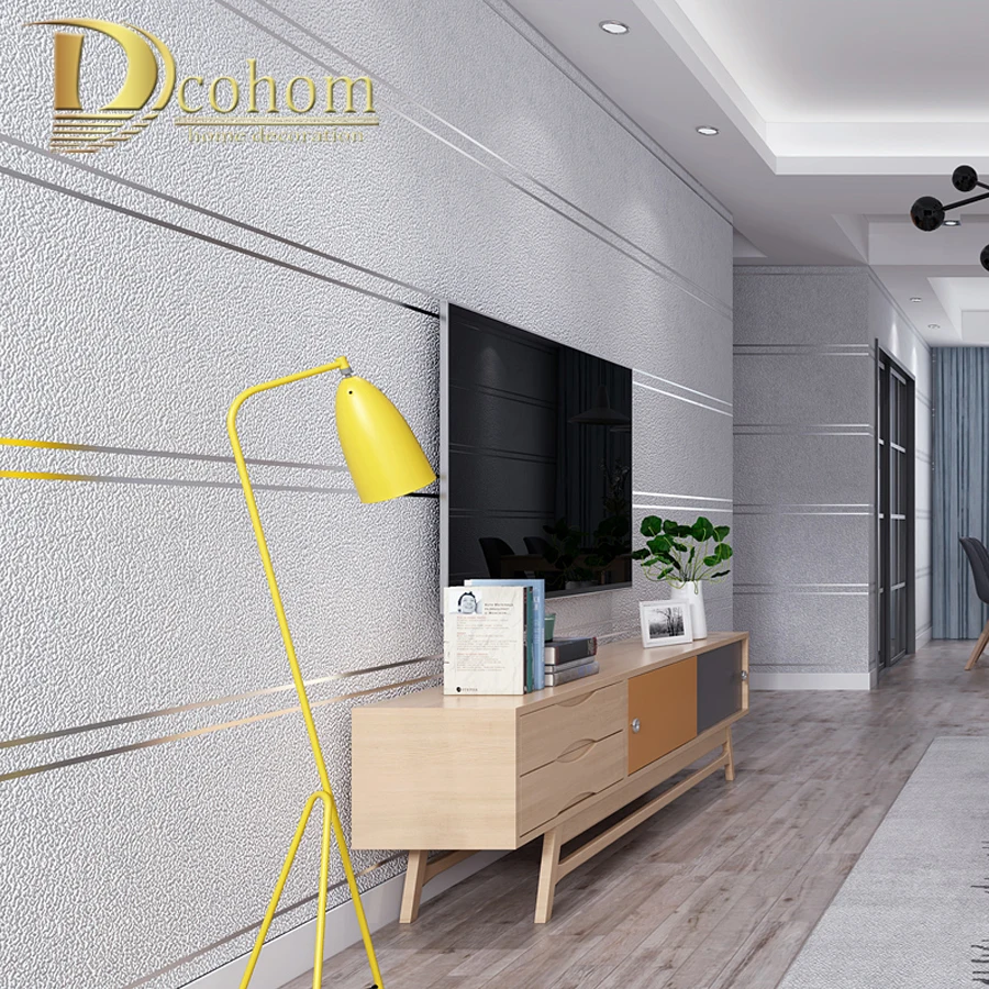 

Modern Simple Suede Marble Stripes Wallpaper For Walls Roll Papel De Parede 3D Non-woven Desktop Wall Paper Living Room Bedroom