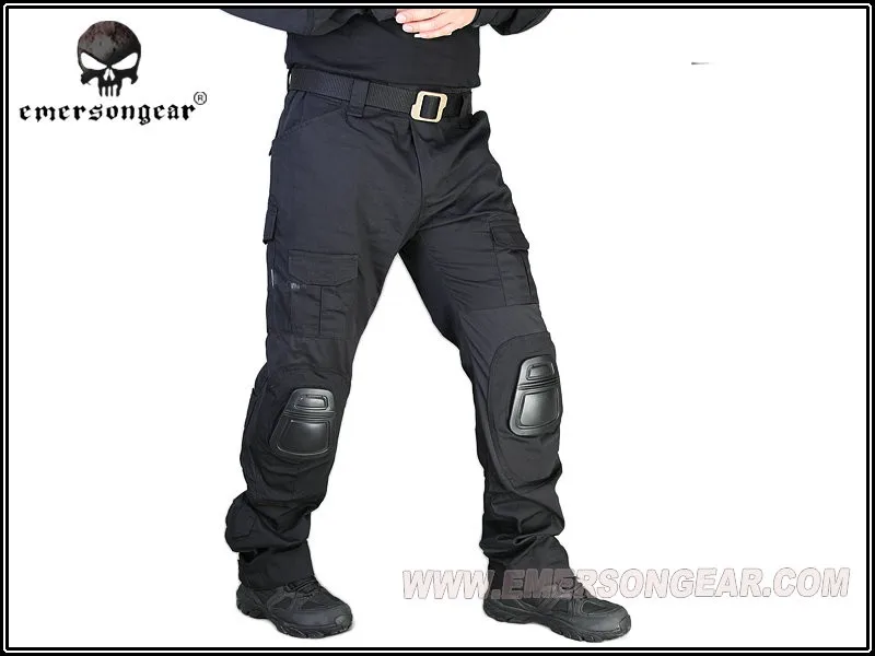 Emersongear G2 тактические штаны с наколенниками страйкбол боевой подготовки военные брюки EM7038 Койот коричневый Мультикам Emerson