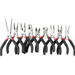JHNBY Jewelry Pliers Tools Kit 4.5'' Mini Long Needle Round Nose Cutting Wire Pliers For Jewelry Making Handmade Accessories DIY JHNBY Jewelry Pliers Tools Kit 4.5'' Mini Long Needle Round Nose Cutting Wire Pliers For Jewelry Making Handmade Accessories DIY