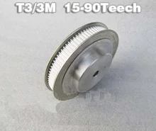 HTD3M 90Teeth Pitch 3mm Bore 8mm Synchronizing wheel Timing Pulleys for Stepper Servo motor ROBOTIC 3D Printer