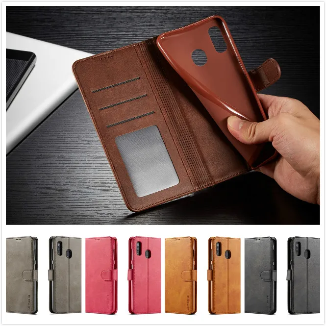 

Case For Samsung Galaxy Note 10 Pro A70 A50 A40 A30 A20 A10 M10 M20 M30 Case Leather Wallet Cover Stand Case Flip Phone Bag