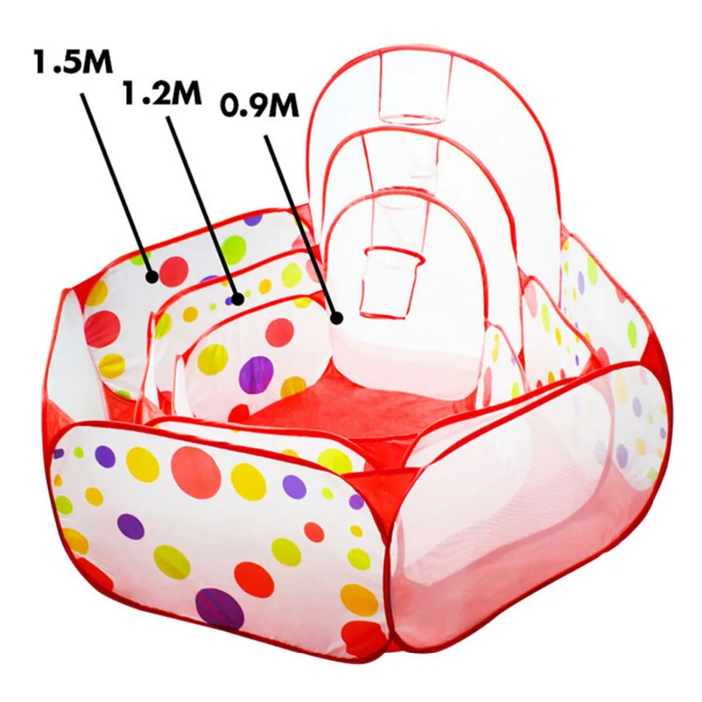 Portable Baby Playpen Children Indoor Ball Pool Play Tent Foldable Polka Dot Kids Playpens Outdoor Child Safe Fence Playpen Portable Baby Playpen Children Indoor Ball Pool Play Tent Foldable Polka Dot Kids Playpens Outdoor Child Safe Fence Playpen