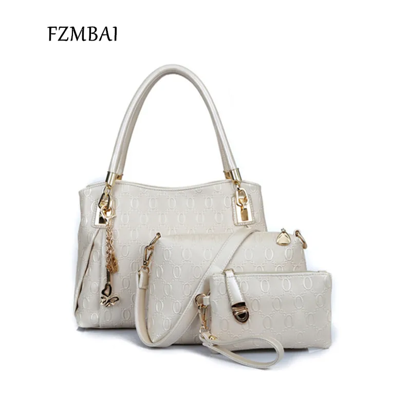 Fashion Women s Embossing Tote font b Handbag b font PU Leather One Shoulder Bags font