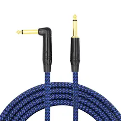 Мм 6,35 мм акустическая линия электрогитара аудио соединительный кабель большой двухъядерный моно от мужчины к мужчине аксессуары для