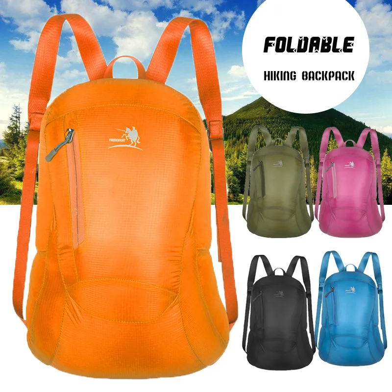 Ultralight Outdoor Backpacks Nylon Travel Folding Backpack Hiking ...