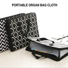 Модная папка-гармошка для документов чехол А4 Сумка для документов Мульти карманный органайзер для файлов сумка на молнии