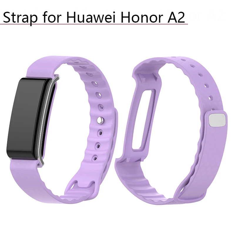 

Colorful Soft Silicone Replacement Bracelet Band Smart Watch Wrist Strap for Huawei Honor A2 Watchband Wristband Replacement