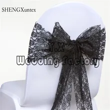 Дизайн кружевная лента для стула галстук-бабочка для свадьбы украшение для стула
