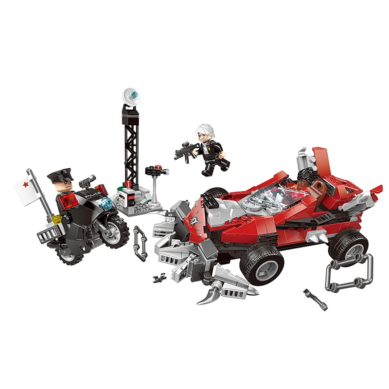 

XINGBAO 10002 City Police Series The Intercept And Chas Set Building Blocks Bricks Funny Kids Toys Model Christmas Birthday Gift