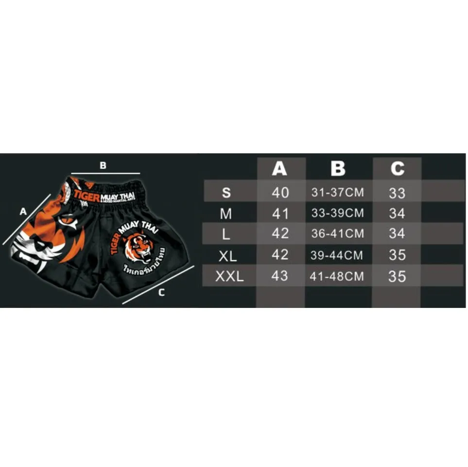 MMA Tiger Muay тайский боксерский матч Санда тренировочные дышащие шорты Муай Тай