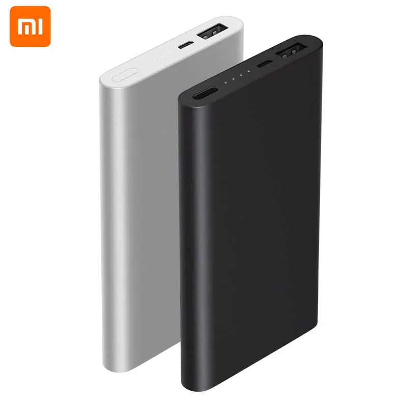 

Xiaomi Power Bank 2 10000mAh External Battery support 18W Quick Charge Ultra Slim for Mobile Phones Fast Recharge Single USB