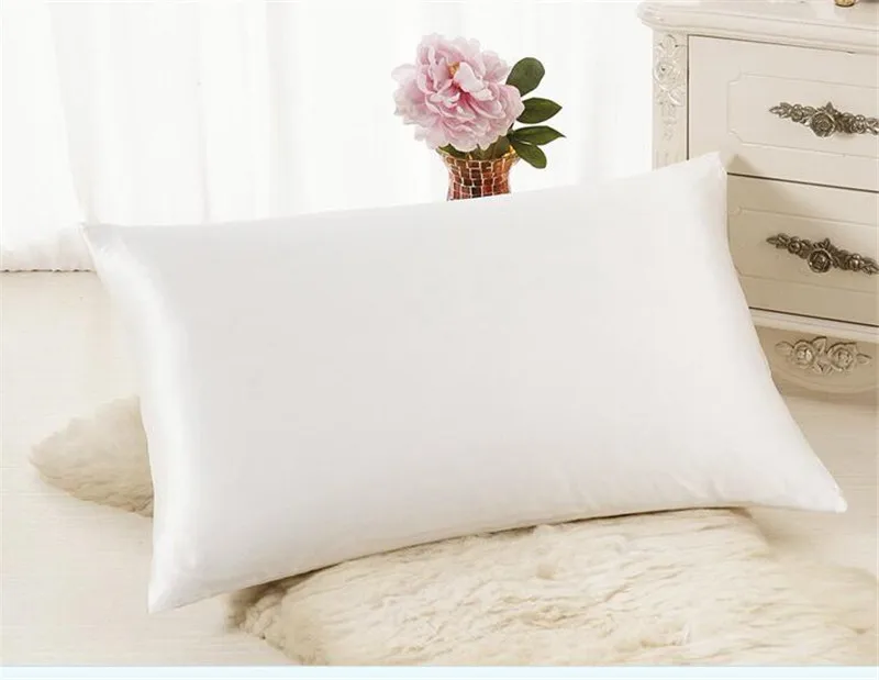 100% Nature Silk Pillowcase Zipper Pillowcases Case 19 Momme Pillow for Healthy Standard Queen King | Дом и сад
