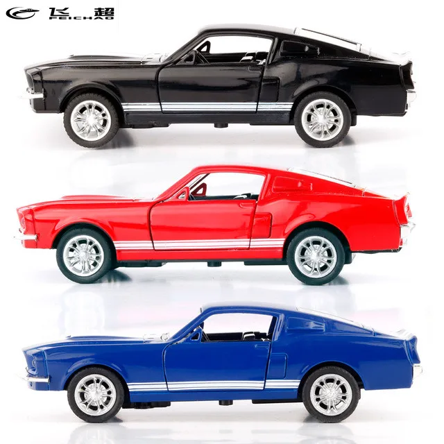 

1Pcs Feichao Car GT500 1:32 Alloy Diecast Metal Pull Back Vehical Door Openable Mini Racer Car Toys for Kids