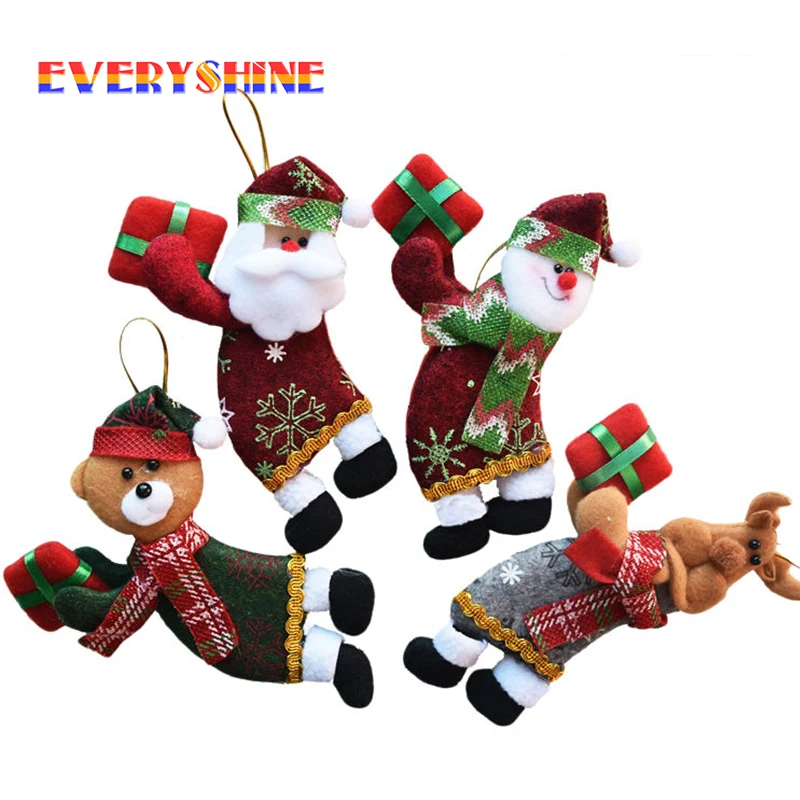 4pcs lot santa dolls gifts pendant sale christmas tree 4pcs lot santa dolls gifts pendant sale christmas tree