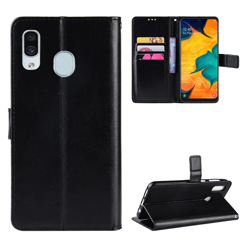 For Samsung Galaxy A50 Case Flip Wallet Phone A10 A20 A30 A40 A60 A70 Stand Function Card Holde | Мобильные телефоны и